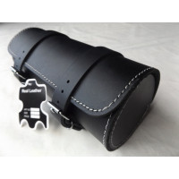 Motorcycle Motorbike Genuine Leather Tool Roll Saddle Bag TR1 